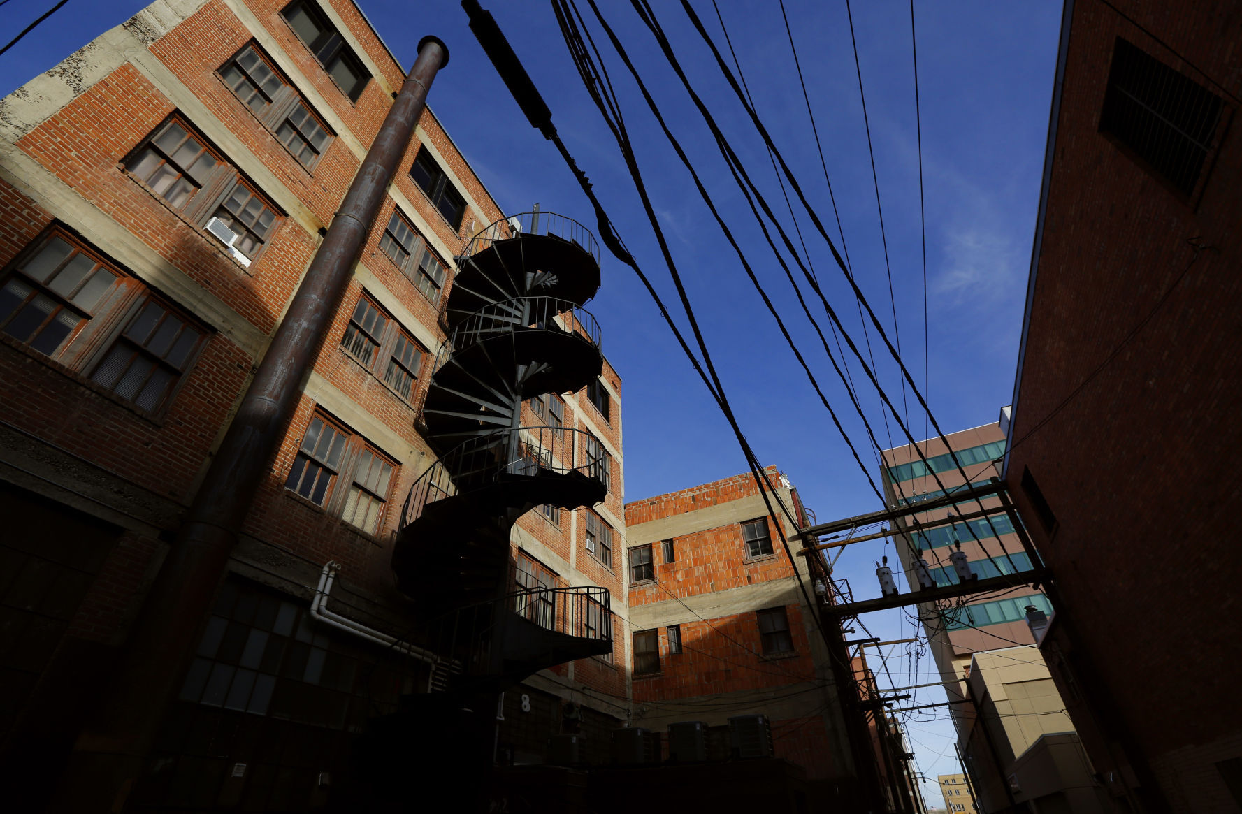 Downtown's hidden spiral staircase